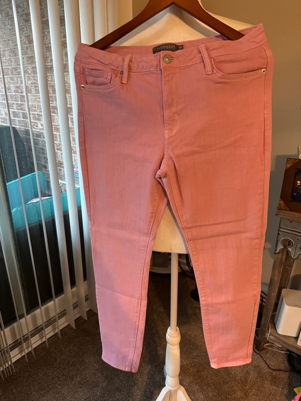 Just USA Pink Skinny Jeans
